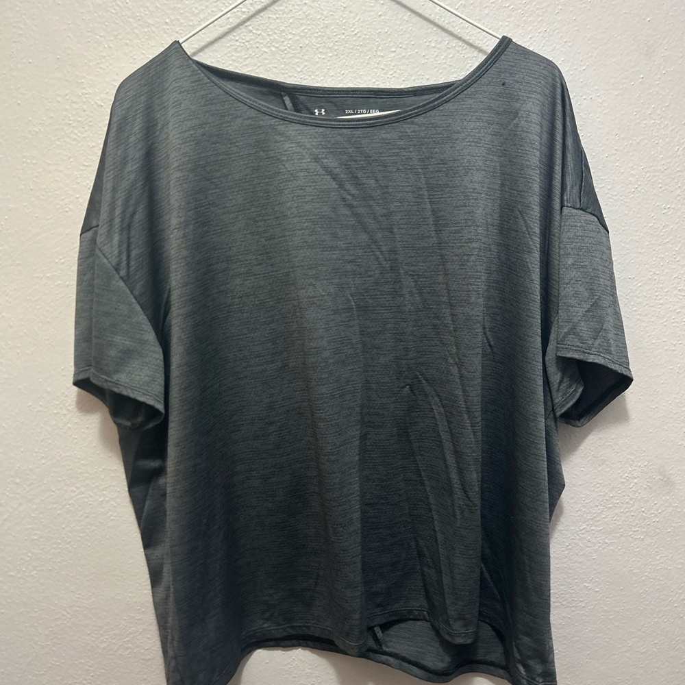 Under Armour Women's Charcoal Short Sleeve Tee